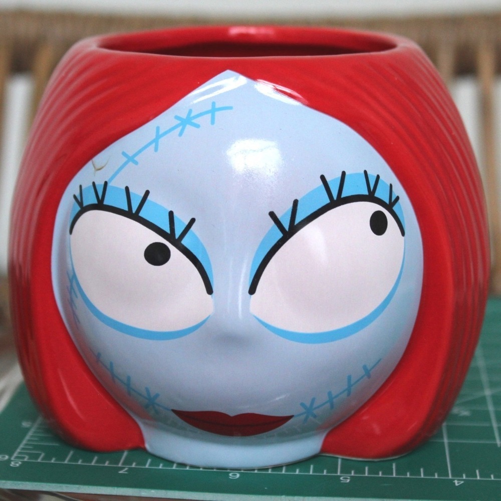 Nightmare Before Christmas Sally 25 Years Anniversary Ceramic Mug Red